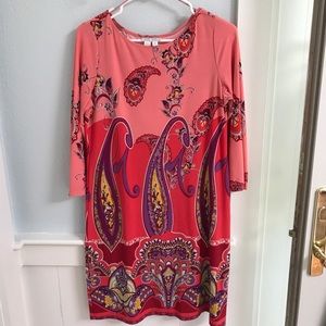 London Times Pink Dress for Work